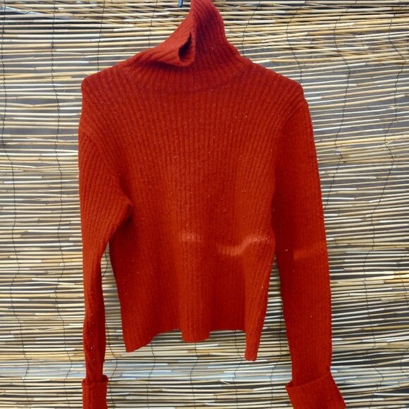 Vintage Turtleneck Fashion Bug Stretch Sweater - L - Picture 1 of 8